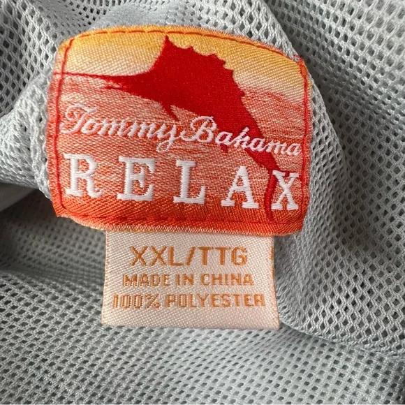 Tommy Bahama Relax Mens Baja Boardwalk Wave Board Shorts XXL Blue Swim Trunks - Picture 13 of 13